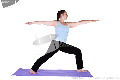 Image of Woman in Yoga Position