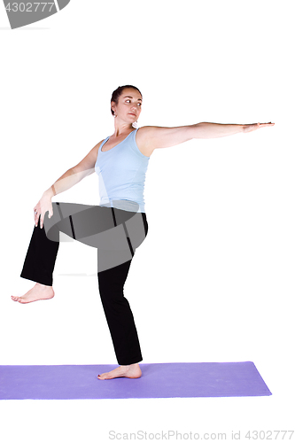 Image of Woman in Yoga Position