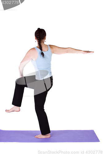 Image of Woman in Yoga Position