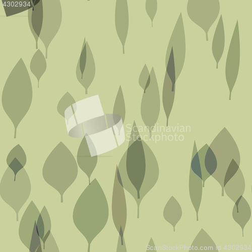 Image of seamless stylish leafs background
