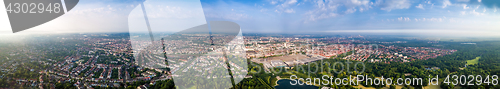 Image of City Municipality of Bremen Aerial FPV drone photography.. Breme