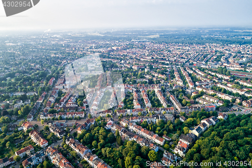 Image of City Municipality of Bremen Aerial FPV drone photography.. Breme