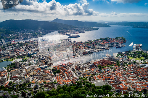 Image of Bergen is a city and municipality in Hordaland on the west coast