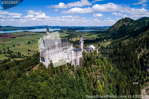 Image of Neuschwanstein Castle Bavarian Alps Germany