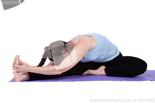 Image of Woman in Yoga Position