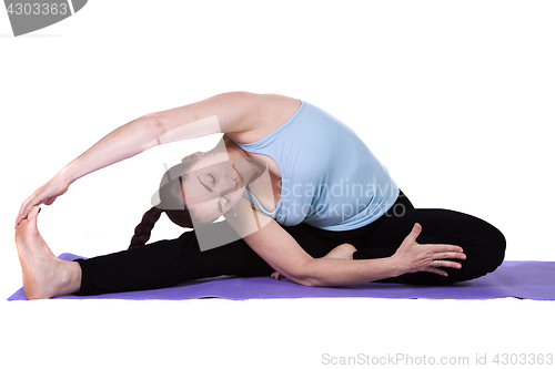 Image of Woman in Yoga Position