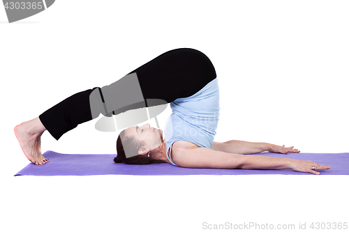 Image of Woman in Yoga Position