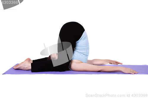 Image of Woman in Yoga Position