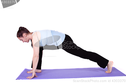 Image of Woman in Yoga Position