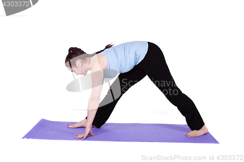 Image of Woman in Yoga Position