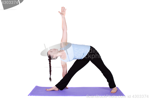 Image of Woman in Yoga Position