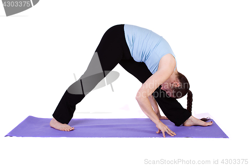 Image of Woman in Yoga Position