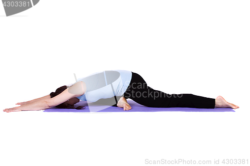 Image of Woman in Yoga Position