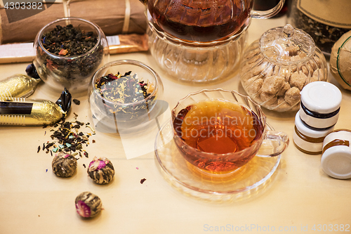 Image of Diffferent tea set