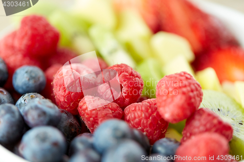 Image of close up of fruits and berries