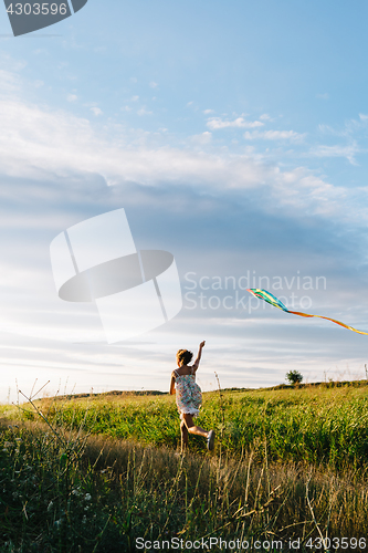 Image of Anonymous girl with kite