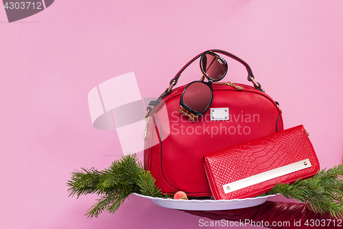 Image of Red Female accessories