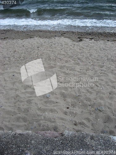 Image of Rock, sand, sea