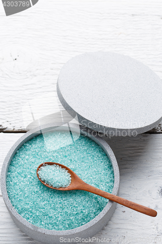 Image of Image of blue bath salt