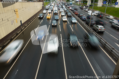 Image of Traffic jams on city roads