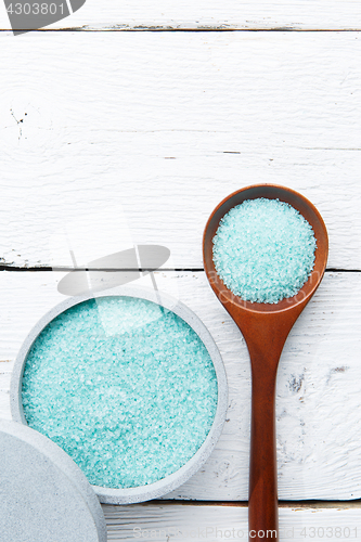 Image of Salt in jar and spoon