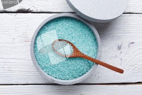 Image of Image of blue bath salt