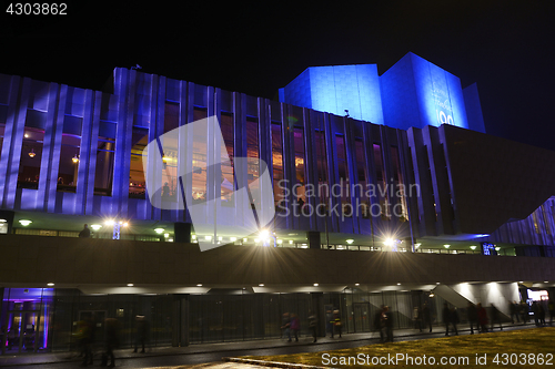 Image of HELSINKI, FINLAND – DECEMBER 31, 2016: 100 years of independen