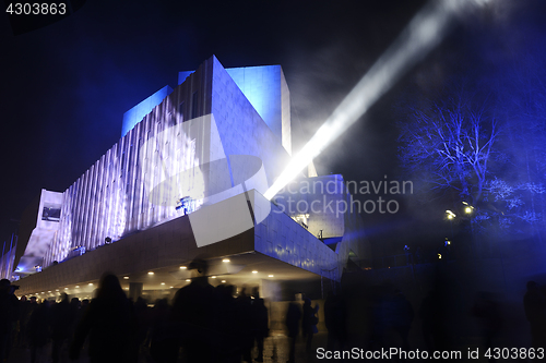 Image of HELSINKI, FINLAND – DECEMBER 31, 2016: 100 years of independen