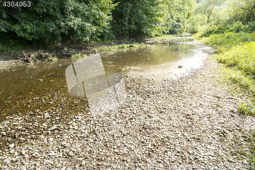 Image of the Danube seepage at Donaueschingen Germany