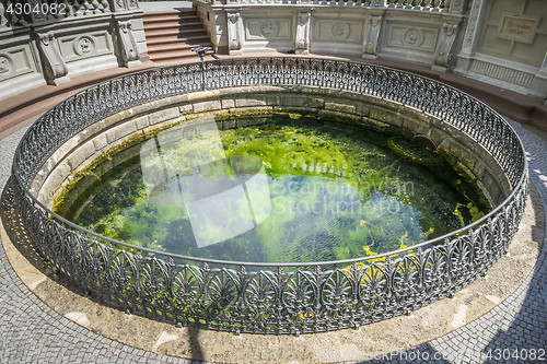 Image of the Danube spring in Donaueschingen Germany