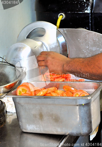 Image of Sliced tomatoes.