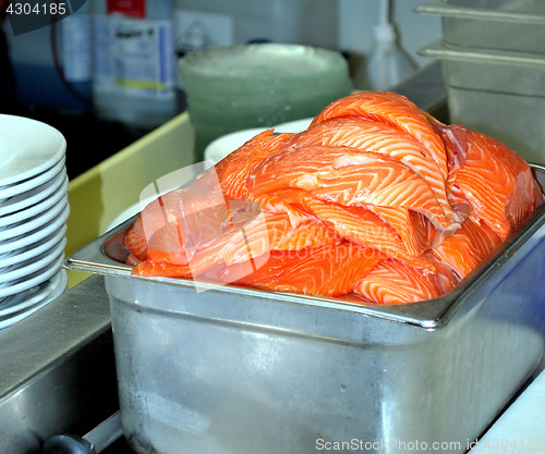 Image of Fresh salmon.