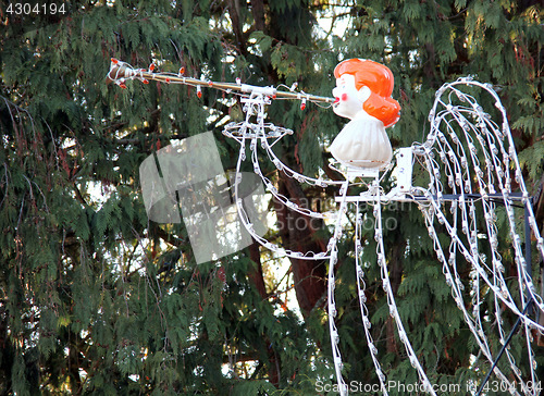 Image of Xmas trumpet angel.