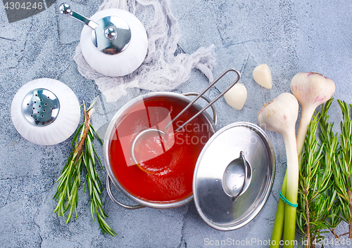 Image of tomato soup