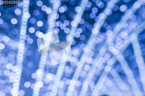 Image of Blur view of xmas decoration