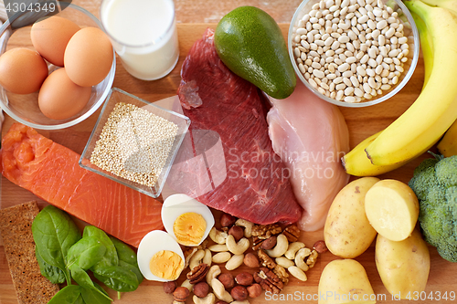 Image of natural food on table