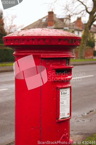 Image of red mailbox