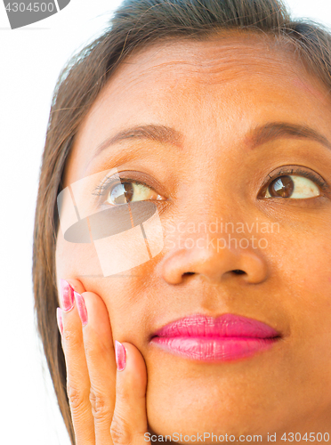 Image of Healthy Skin Woman Shows Care And Wellness