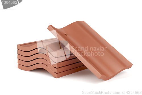 Image of Clay roof tiles