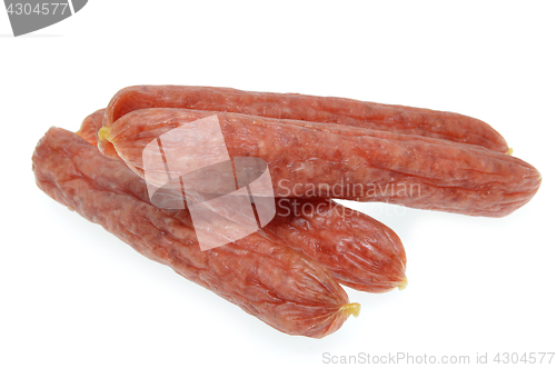 Image of Chinese sausage isolated