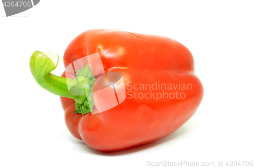 Image of Single red pepper 