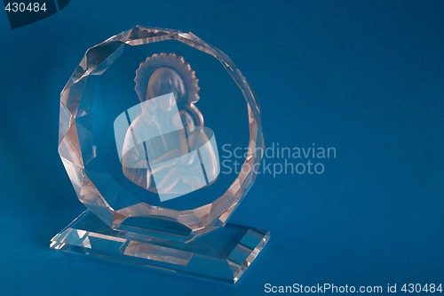 Image of glass religous ornament