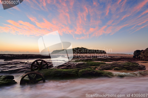 Image of Sunrise skies over Windang Island