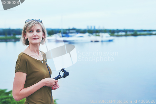 Image of Woman in a park