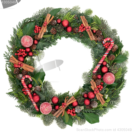 Image of Decorative Christmas Wreath