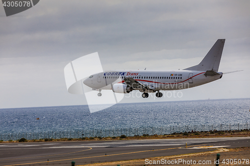 Image of ARECIFE, SPAIN - APRIL, 15 2017: Boeing 737 - 300 of Cobrex Tran