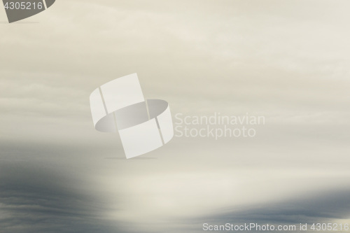 Image of Dark foggy sky in evening