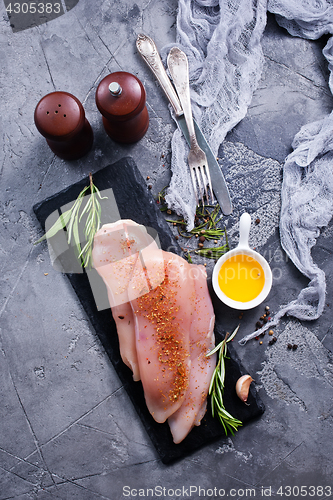 Image of raw chicken fillet