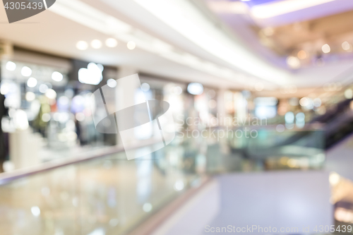 Image of Blurred shopping mall background