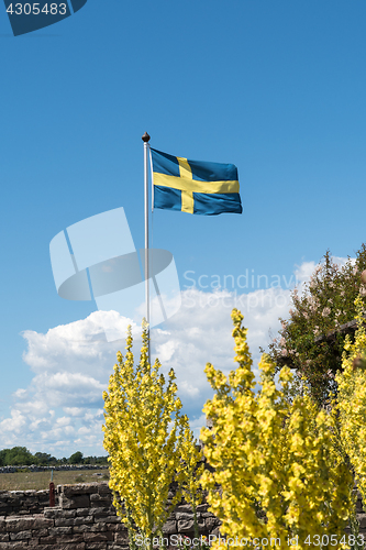 Image of Waving swedish flag